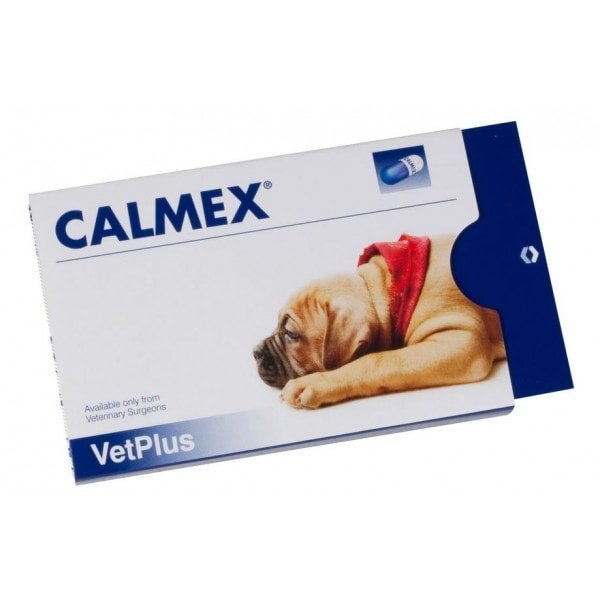 CALMEX DOG 12 CAPSULES Calming Supplement for Dogs GosVet