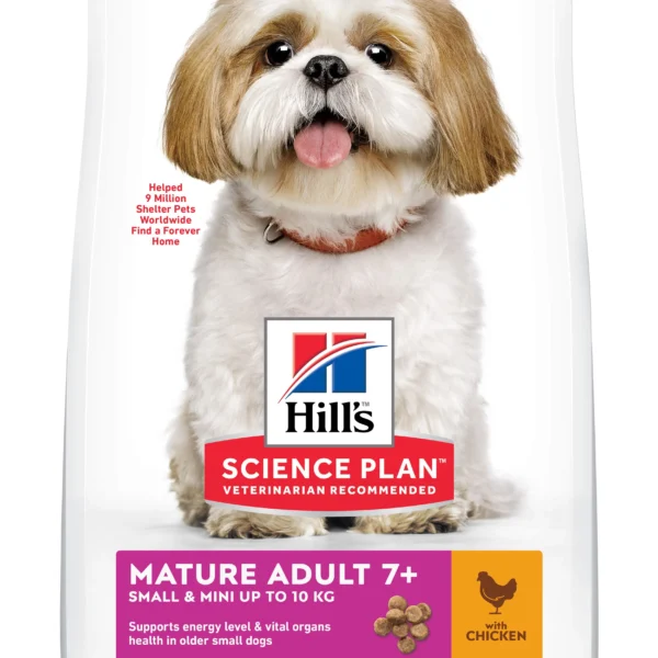 Alimento para perros mayores de 7 años hill’s hsp canine small mini pollo 1.5kg