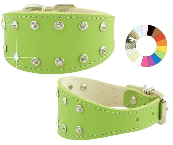 Collar para galgo fucsia ajustable 22-32 cm - modelo fantástico l350 a50