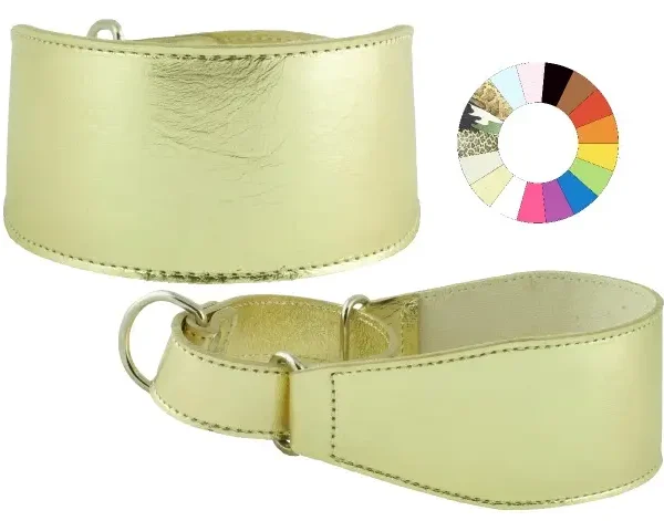 Collar martingale azul para galgo: ajustable 30-40 cm, modelo l400 a60