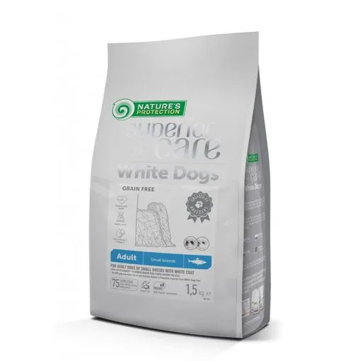Pienso grain free para perros pequeños: nature’s p sc white dog arenque 1.5kg