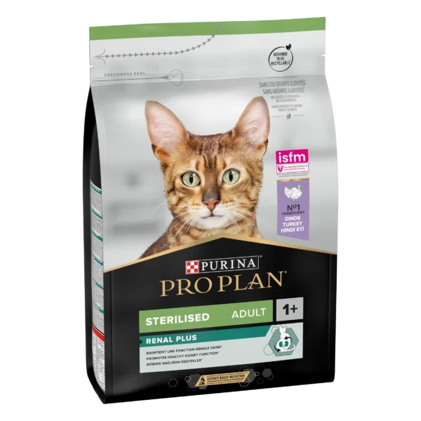 Pro Plan Feline Adult Sterilized Turkey 3kg - Dry food for sterilized cats with healthy digestion