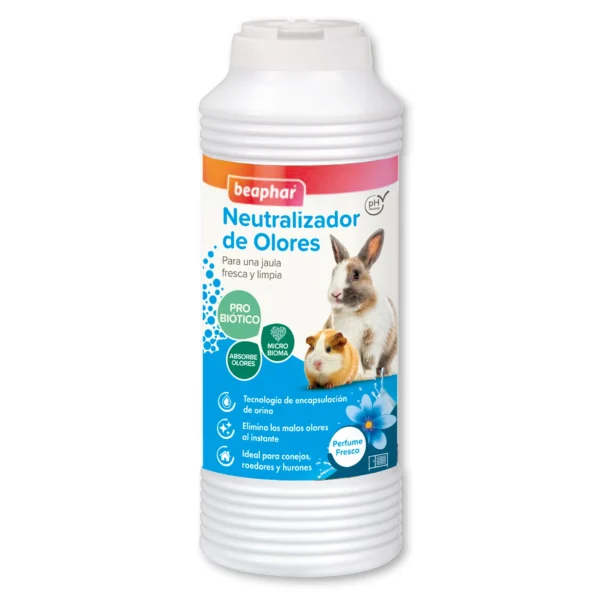 Beaphar neutralizador de olores roedores 600gr