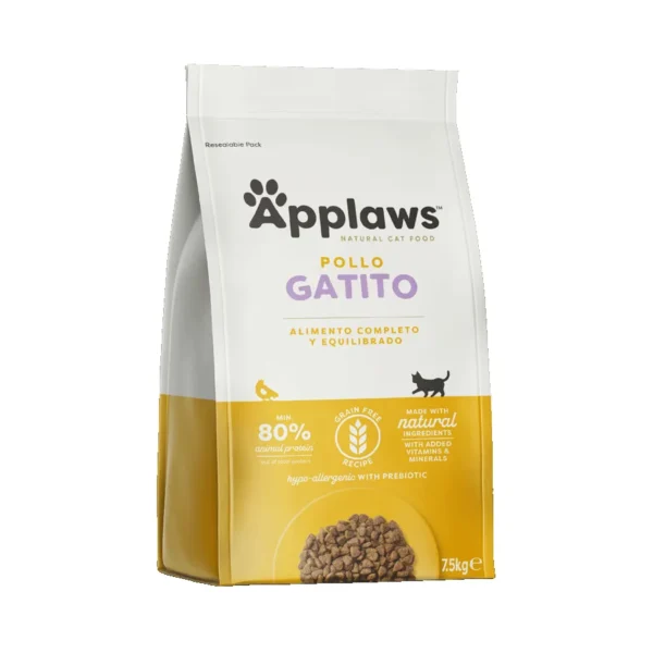 Applaws kitten dry chicken food 7.5kg - natural and grain-free food for kittens