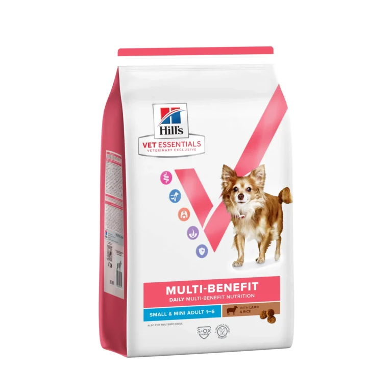 Hill's vetess canine adult multibenefit small cordero 2kg - alimento seco saludable para perros