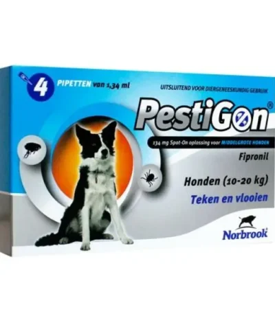 Pestigon perros 134mg 10-20kg 4pip