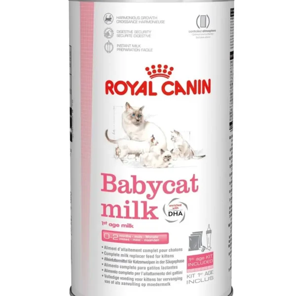 Leche para gatitos royal feline babycat milk 1st age 300g - nutrición completa y fácil de preparar