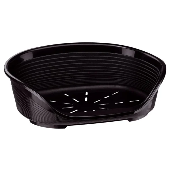 Ferplast cama plastico siesta perro gato deluxe 12 negro
