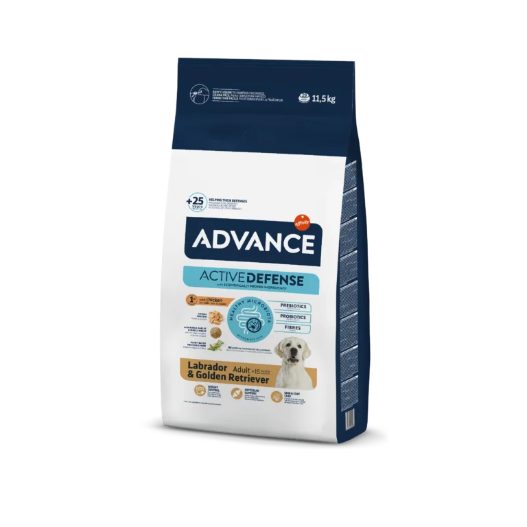 Pienso que un título optimizado para seo podría ser: "pienso advance para labrador 11,5 kg - nutrición completa para tu mascota