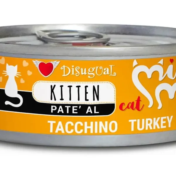Disugual mini-me kitten pavo 12x85gr - comida húmeda saludable para gatos