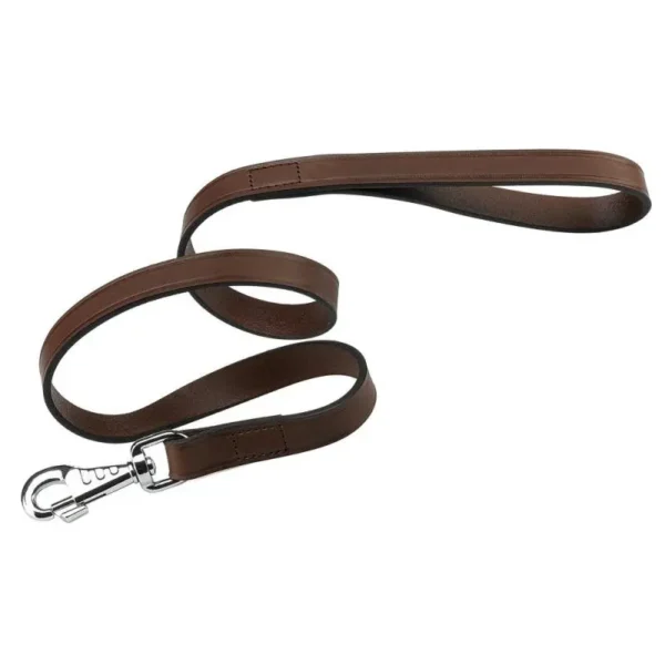 Correa de cuero para perros ferplast vip g 12 100: elegancia y resistencia