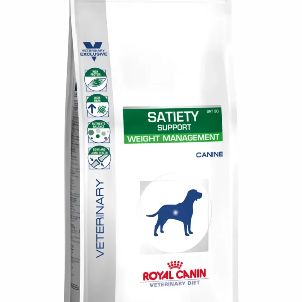 Pienso royal vet canine satiety support 6kg: control de peso efectivo para perros