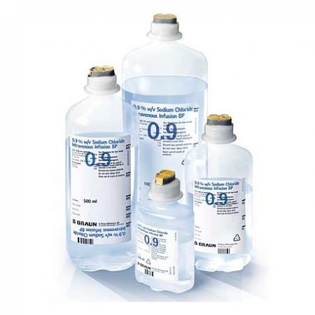 Suero fisiológico Braun 500 ml para caballos